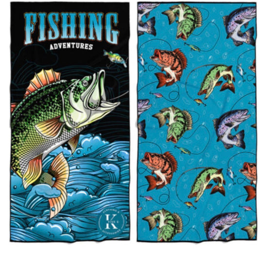 Serviette en microfibre k5 | Poissons