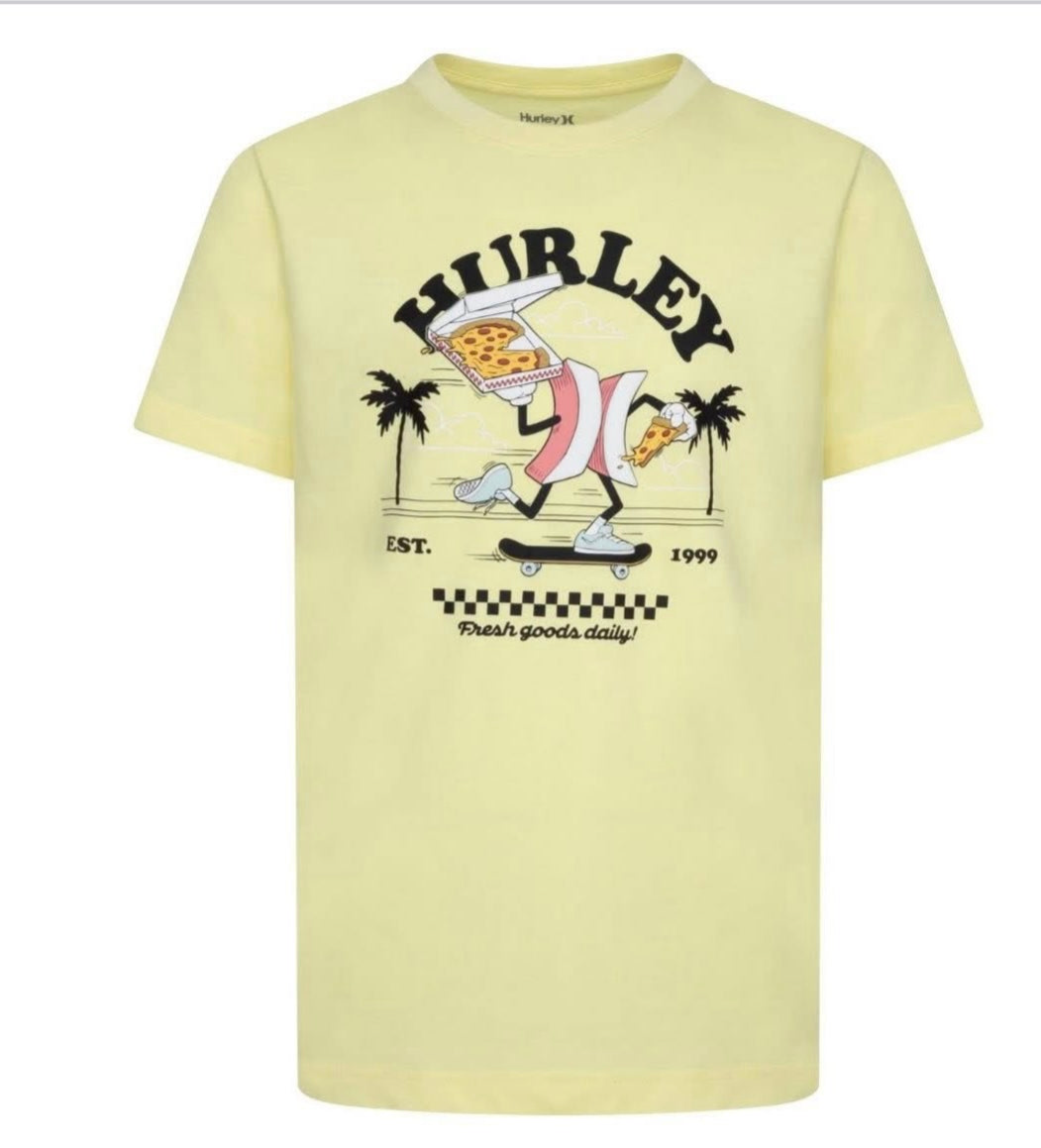 T-shirt jaune 8-14 ans  | Hurley