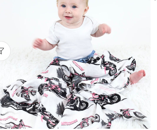 Doudou Mousseline moto | doux bécot