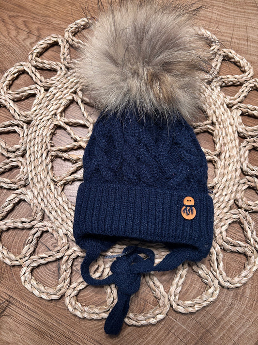 Tuque bleu 6-12 mois | barbaras