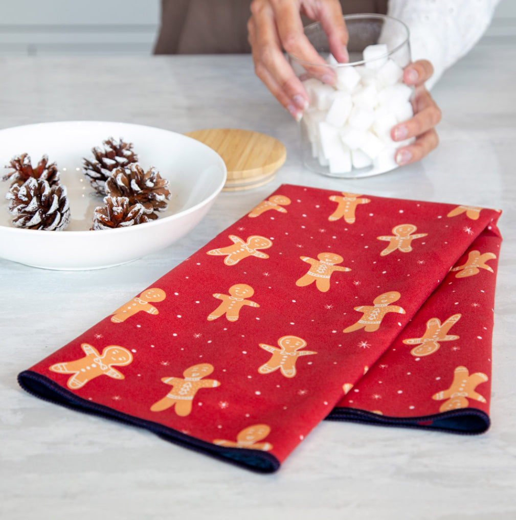 Linge à vaisselle| Noël - Réversible
