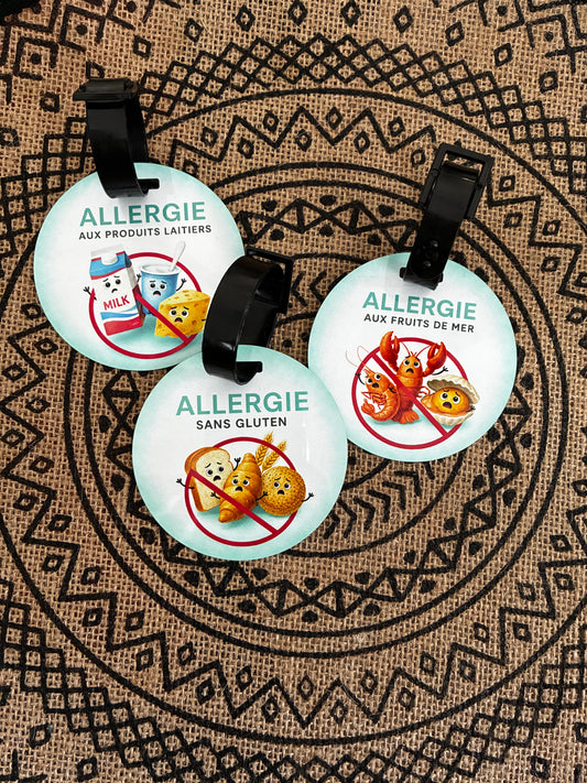 Étiquette allergie