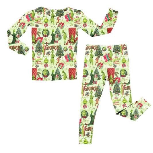 Pyjama grinch Noël|mini biscuits