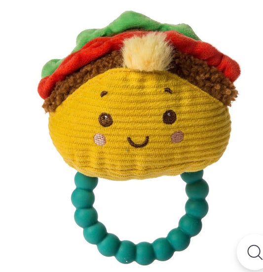 Peluche hochet de dentition| Tacos