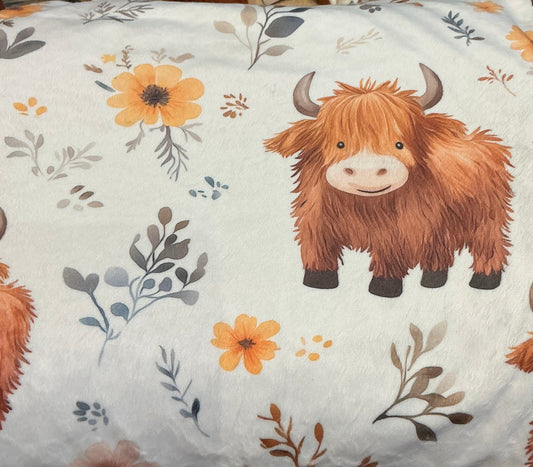 Doudou Couverture Minky | mini biscuit
