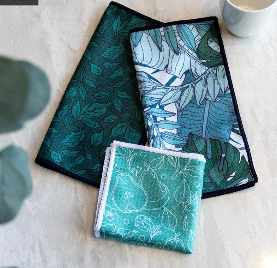 3 Linges nettoyants| Feuillage