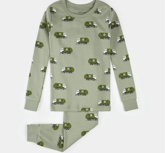 Pyjama camion recyclage | petit lem