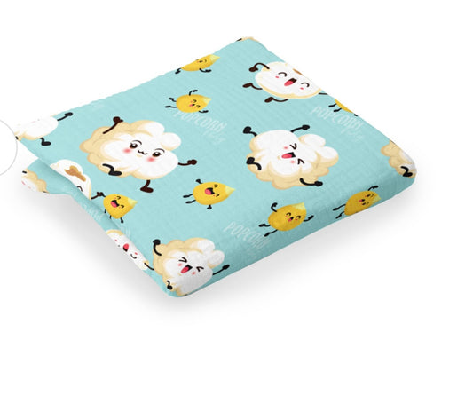 Doudou Mousseline popcorn | doux bécot